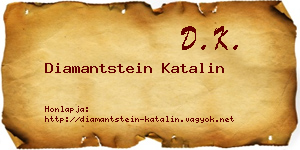Diamantstein Katalin névjegykártya